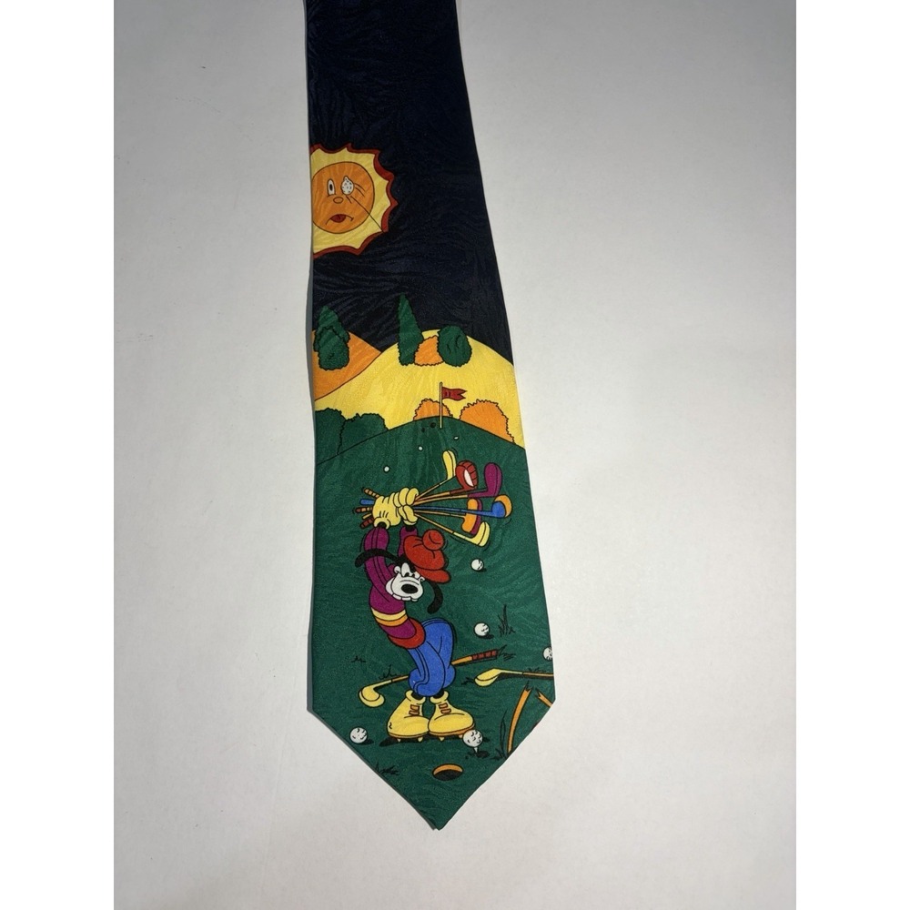 Vintage DISNEY Goofy Golf TIE 56"